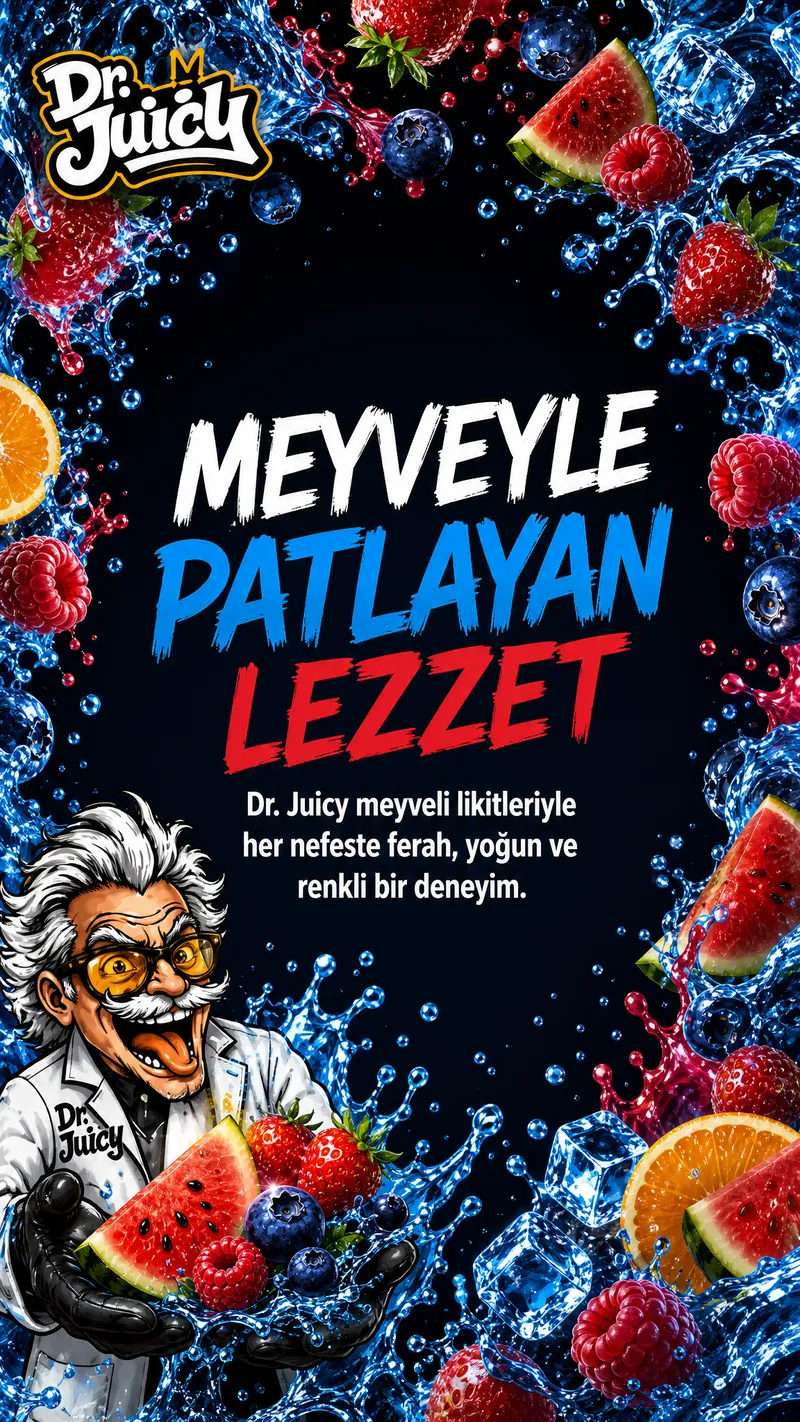 Meyveyle Patlayan Lezzet - DR. Juicy meyveli likitleriyle her nefeste ferah, yoğun ve renkli bir deneyim