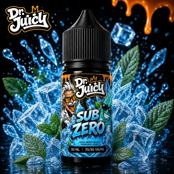 DR. Juicy Sub Zero Salt E-Likit 30ml - Buzlu berry aroması
